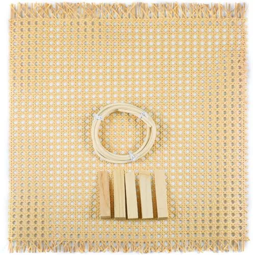 Pressed Cane Webbing Rattan Seat Repair Chair Seat Repair, Wood