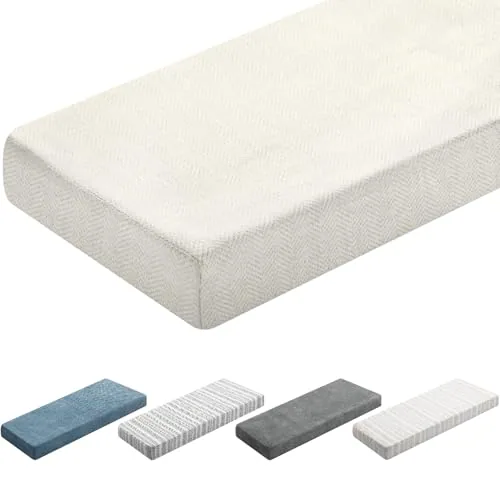 Bench Cushion 42x16x4 Inch, Beige