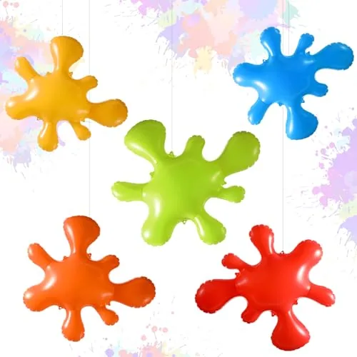 5 Piece Giant Inflatable Paint Splatter