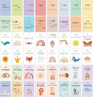 48 Piece Affirmation Cards, from our baby & kids range