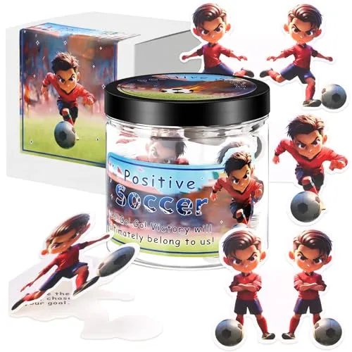 60 Piece Positive Soccer Jar, Multicolour